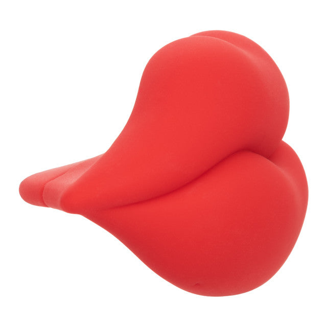 Naughty Bits MUAH Vibrating Lips Red Mini Bullet Vibrator