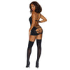 Opaque Slash Grater Dress Black