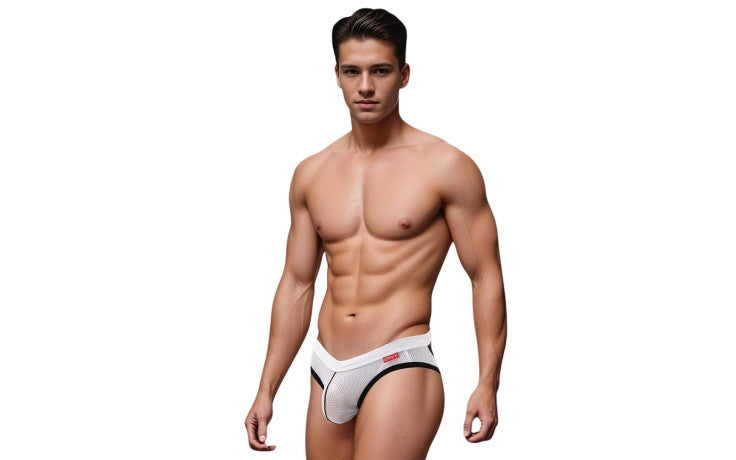 Envy Sport Mesh Jock White S/M