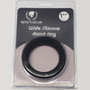 Spartacus WIDE SILICONE DONUT RING Black 1.75 inch