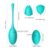 Winyi KITTY Silicone Rechargeable Love Egg Vibrator with Remote Control