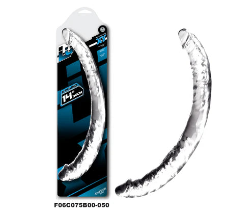 Luxy Double Ender Dong 14" CLEAR