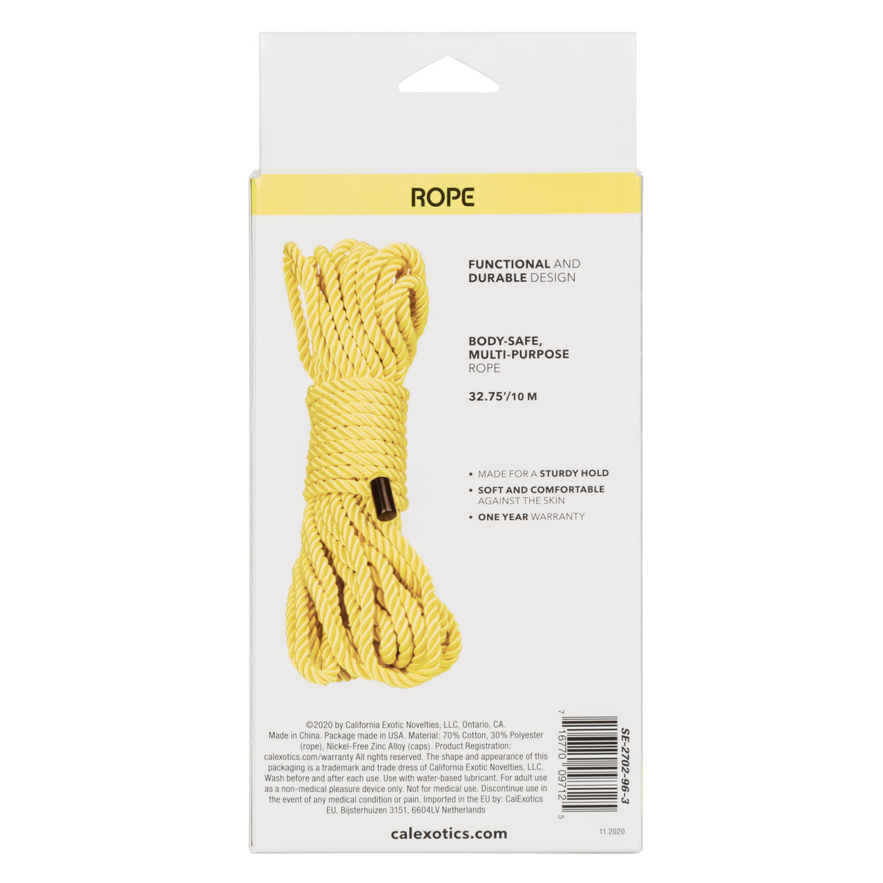 BOUNDLESS BDSM Rope 32.75'/10m