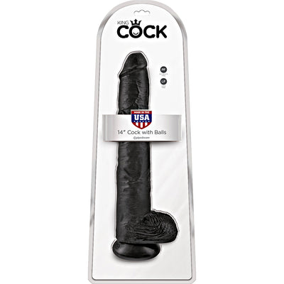 Pipedream King Cock Gigantic Realistic Dildo with Balls 14 inch