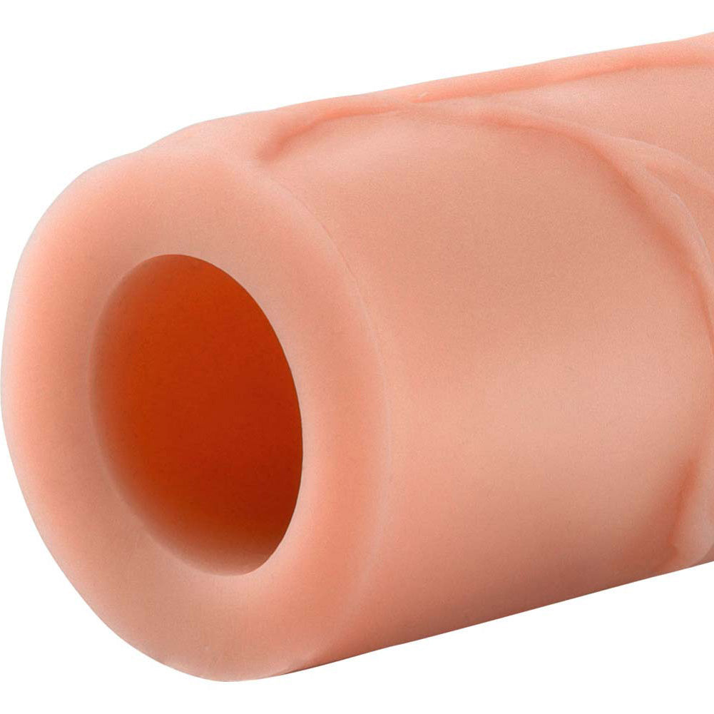 Pipedream Fantasy X-tensions Mega 1 inch Fanta Flesh Extension Penis Sleeve Natural