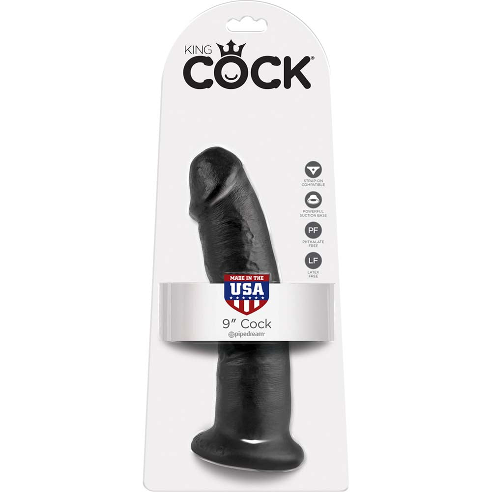 Pipedream King Cock Thick Realistic Dildo with Suction Cup Mount Base 9 inch