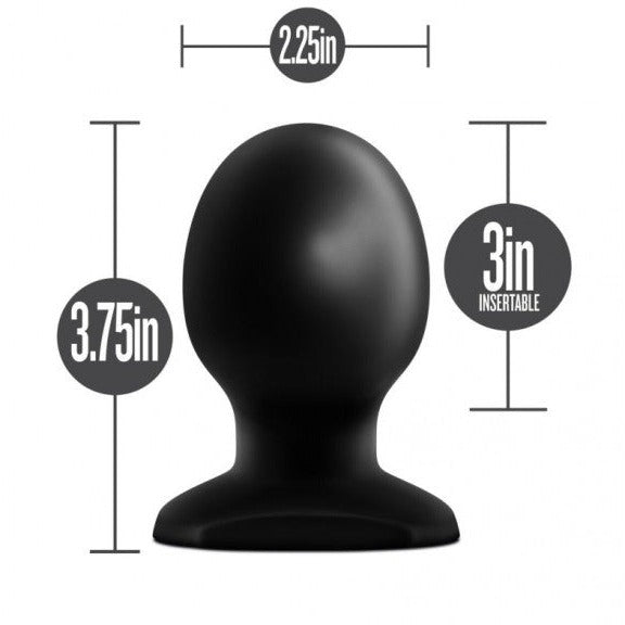 Anal Adventures Orb Plug Black Butt Plug