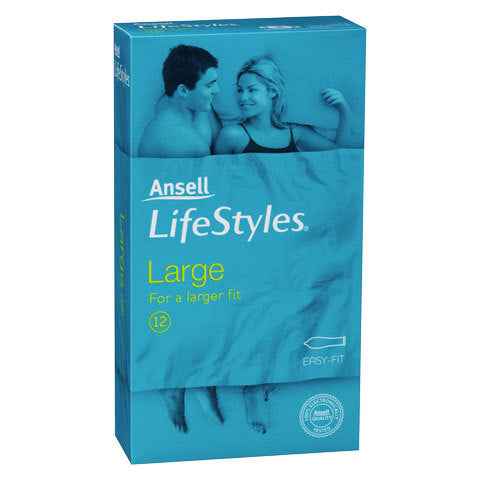 Ansell Lifestyles Large Condoms 12 Pack