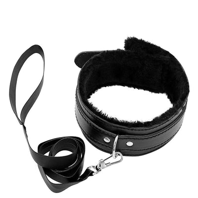 Berlin Baby Faux Fur Lined Adjustable Collar and Leash Set