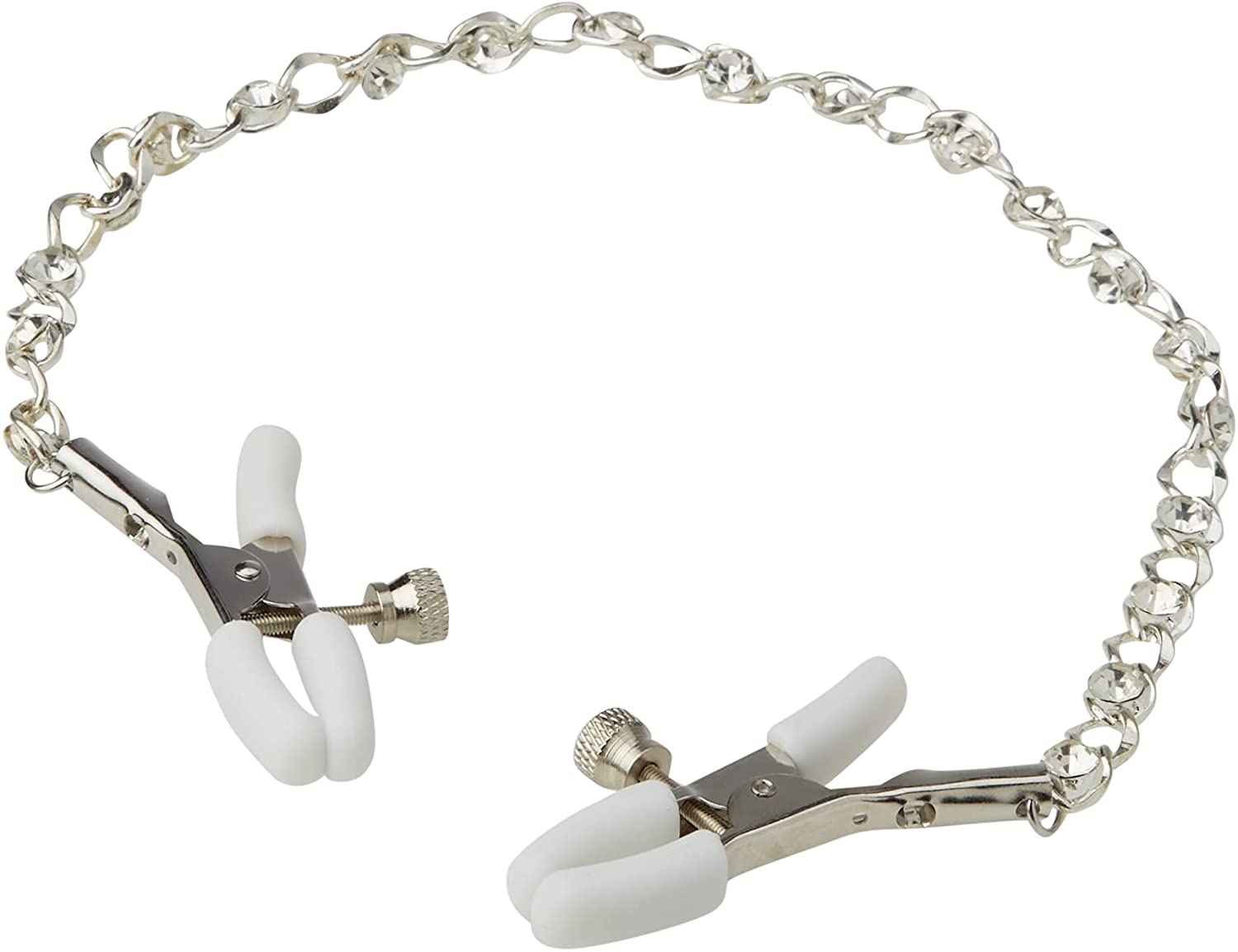 CalExotics Nipple Play Crystal Chain Nipple Clamps