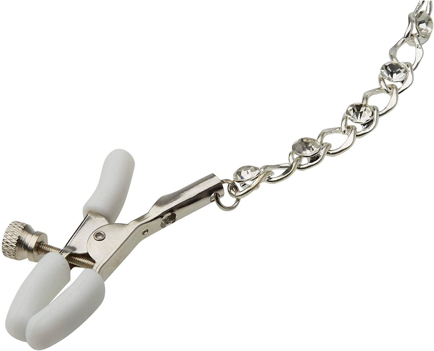 CalExotics Nipple Play Crystal Chain Nipple Clamps