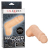 CalExotics Packer Gear Soft Hollow Silicone Hollow Packer with Stand To Pee Functionality Ivory STP 5 inch Packer 