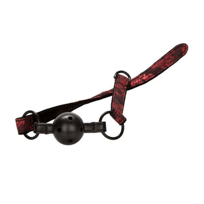 CalExotics Scandal Bed Restraint Kit includes Under the Bed Restraint + Blindfold + Breathable Ball Gag + Wrist Handcuffs + Ankle Restraints