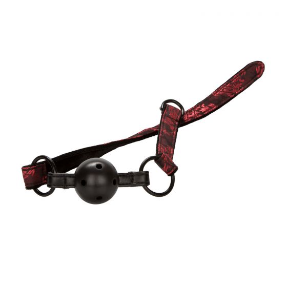 CalExotics Scandal Bed Restraint Kit includes Under the Bed Restraint + Blindfold + Breathable Ball Gag + Wrist Handcuffs + Ankle Restraints