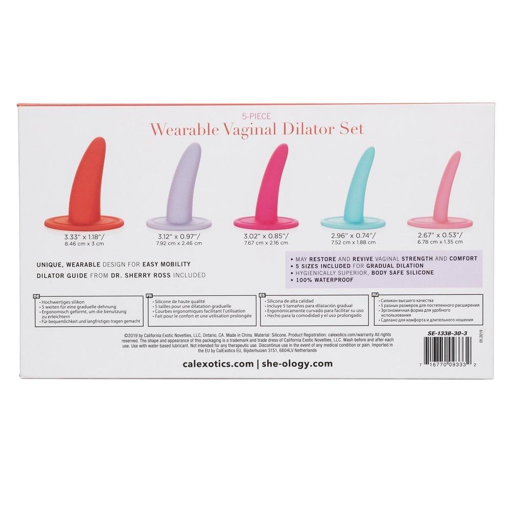 CalExotics She-Ology 5 Piece Wearable Vaginal Dilator Set
