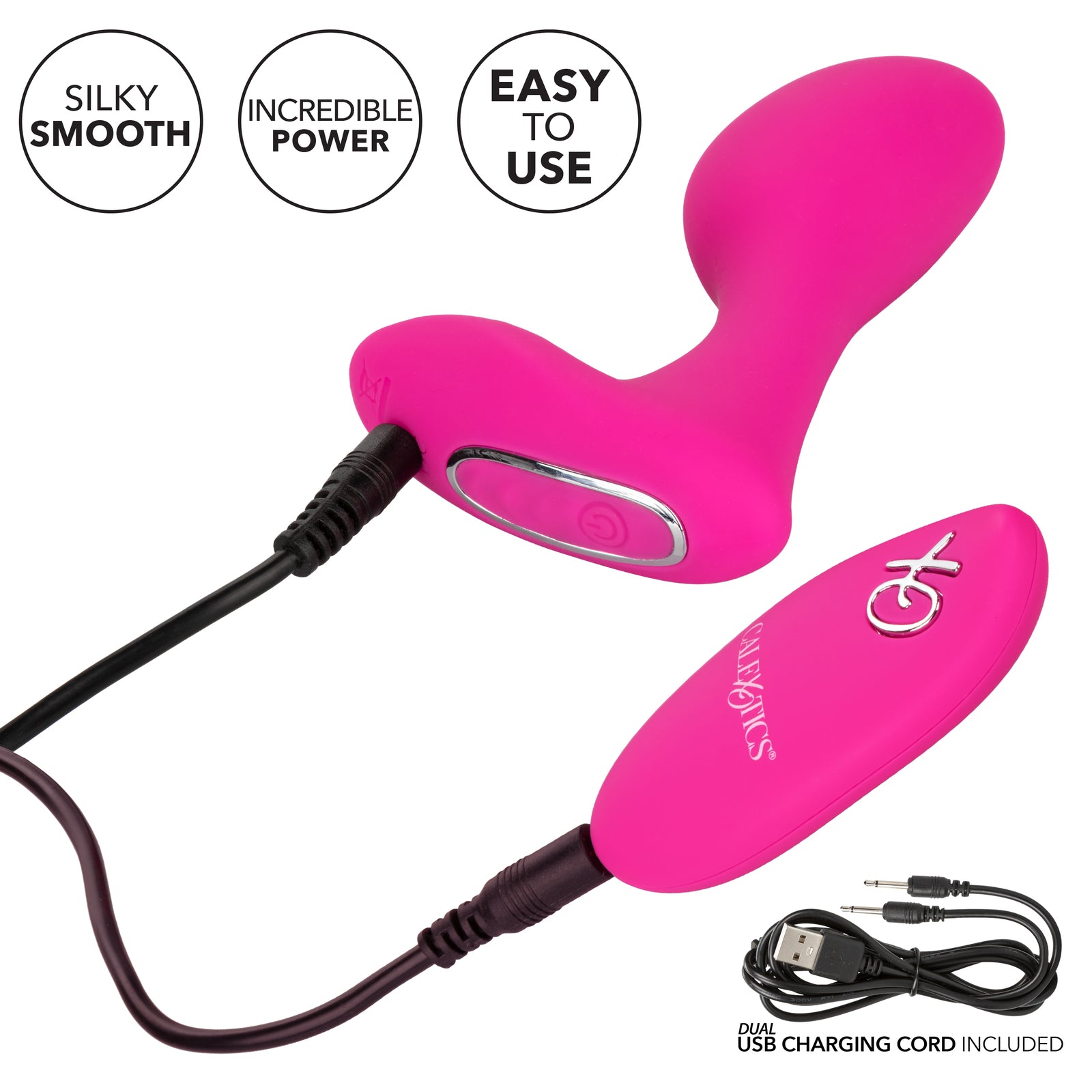 CalExotics Silicone Remote G Spot Arouser Vibrator Pink