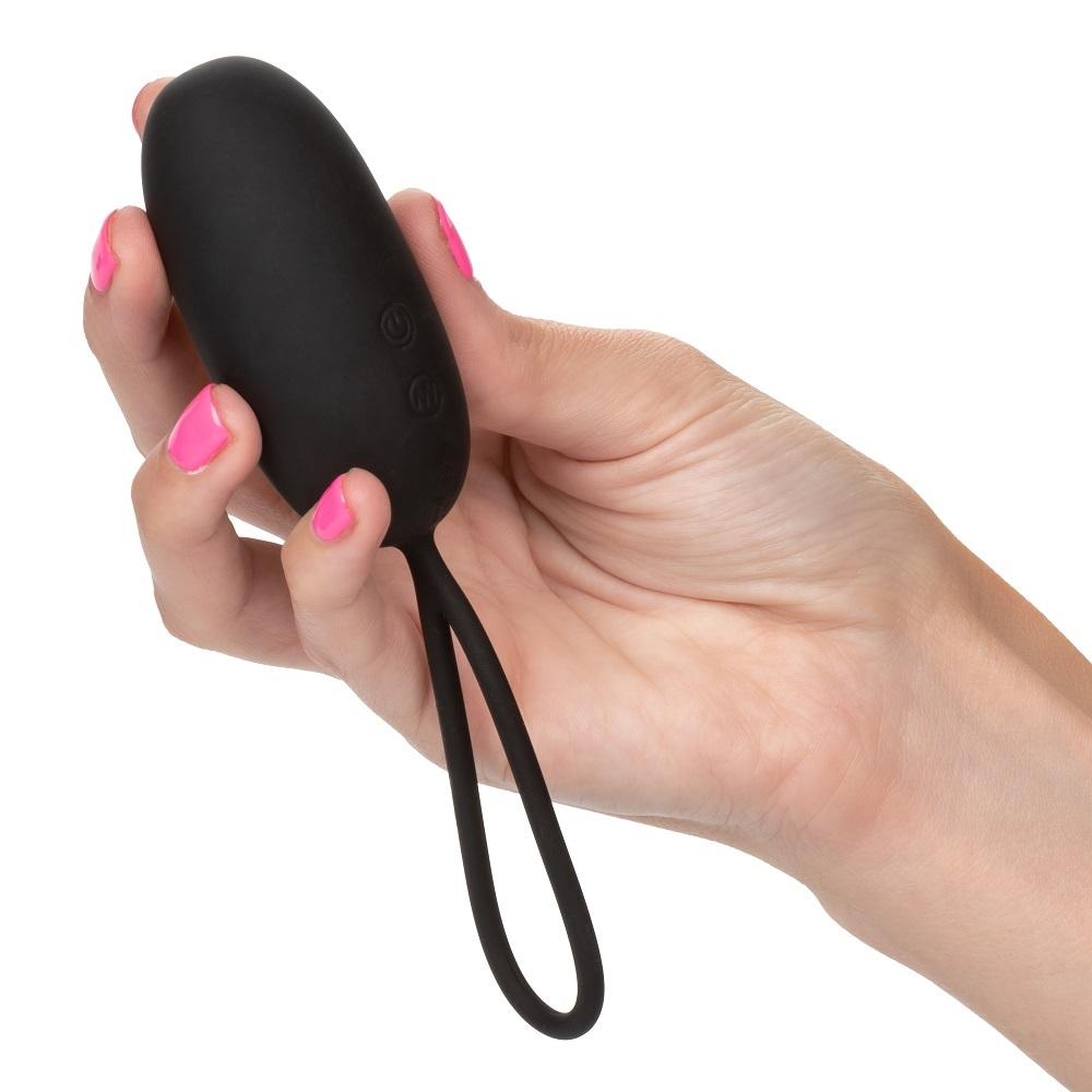 CalExotics USB Rechargeable 12 Function Silicone Wearable Love Egg Vibrator with Wireless Remote Control 3 inch Black