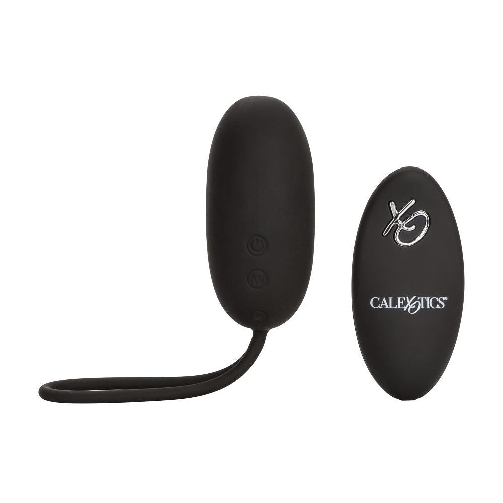 CalExotics USB Rechargeable 12 Function Silicone Wearable Love Egg Vibrator with Wireless Remote Control 3 inch Black