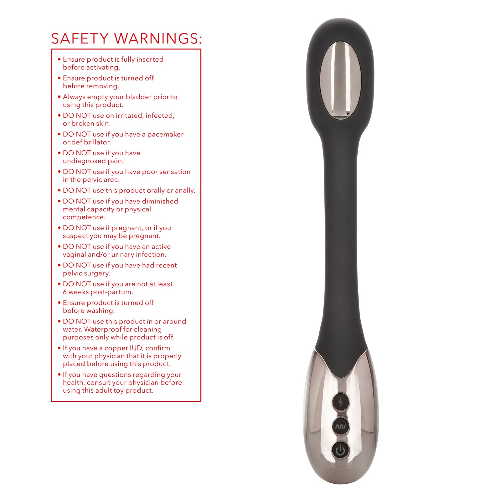 CalExotics Volt Electro-Charge eStim Vibrating Wand