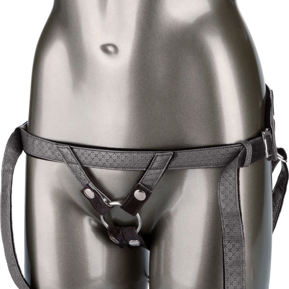 Calexotics Her Royal Harness The Regal Princess Vegan Leather Strap On Harness