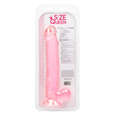 Calexotics SIZE QUEEN Flexible Dildo with Suction Cup 10 inch