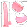 Calexotics SIZE QUEEN Flexible Dildo with Suction Cup 10 inch