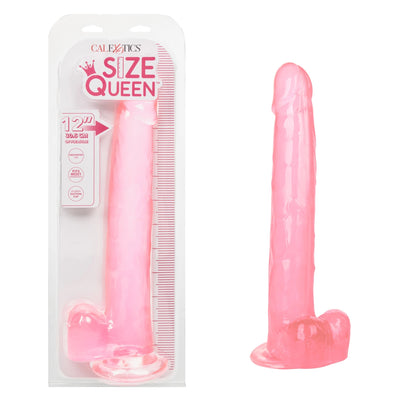 Calexotics SIZE QUEEN Flexible Dildo with Suction Cup 12 inch