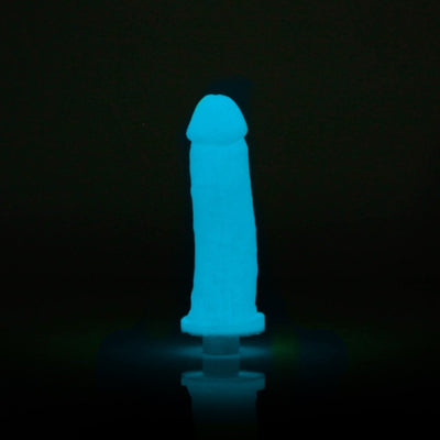 Clone A Willy Realistic Vibrator Silicone Dildo In Home Molding Kit GLOW IN THE DARK Blue