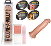 Clone A Willy Realistic Vibrator Silicone Dildo In Home Molding Kit Light Skin Tone Flesh