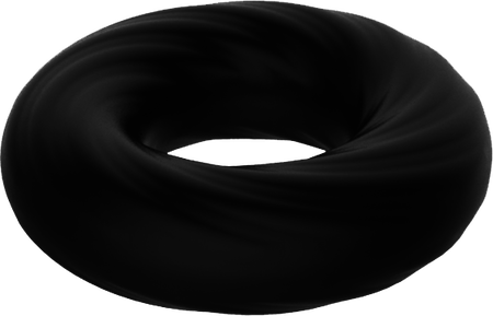 Crazy Bull Super Soft Silicone Cock Ring Black