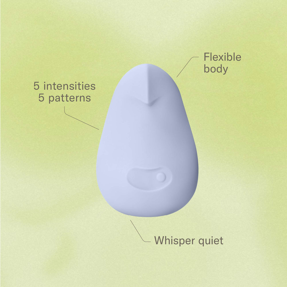 Dame POM Palm-Sized Flexible Clitoral Vibrator Ice
