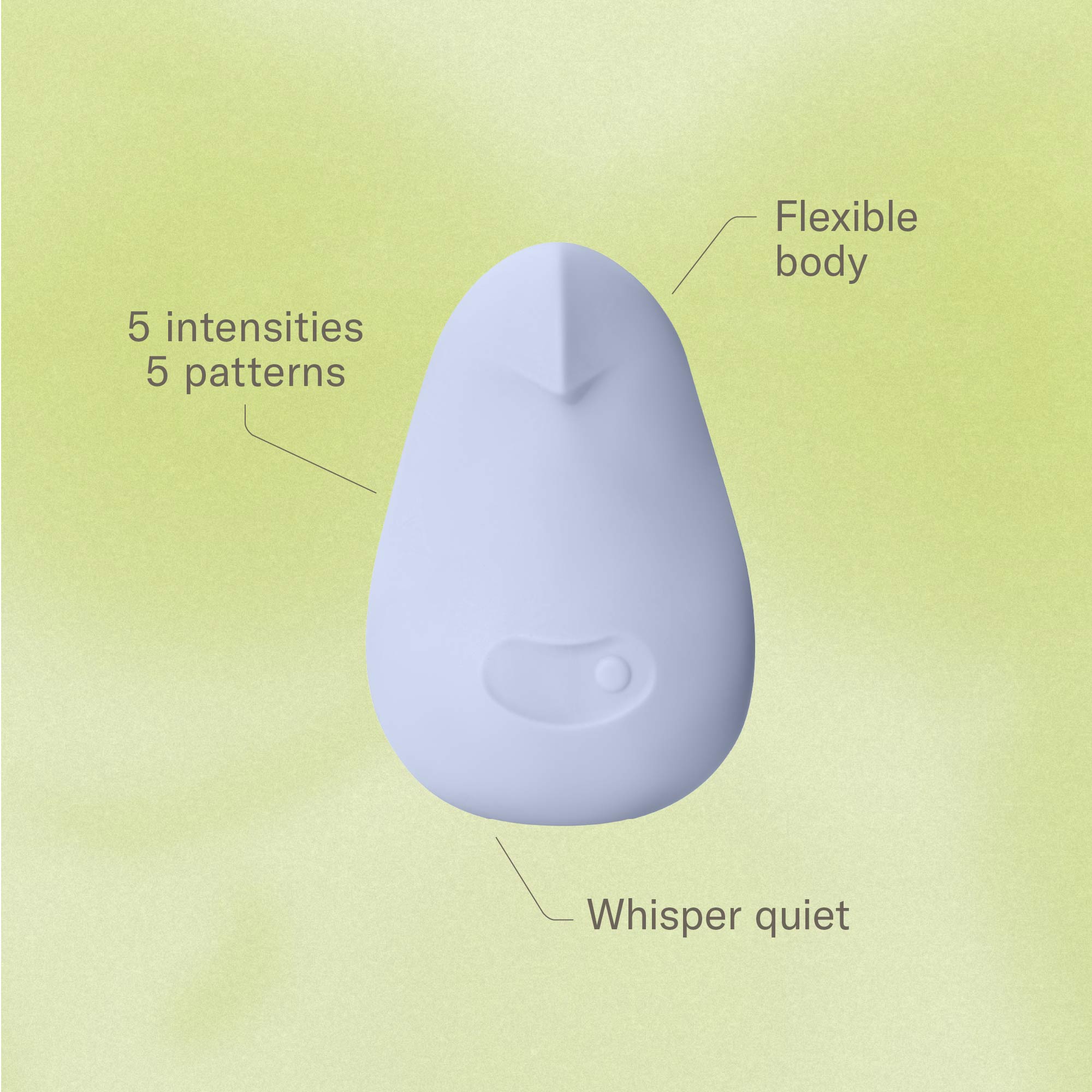 Dame POM Palm-Sized Flexible Clitoral Vibrator Ice