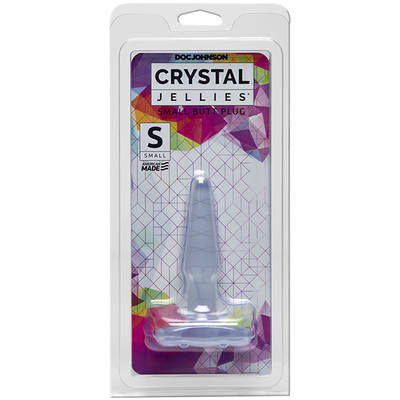 Doc Johnson Crystal Jellies Small Butt Plug Clear