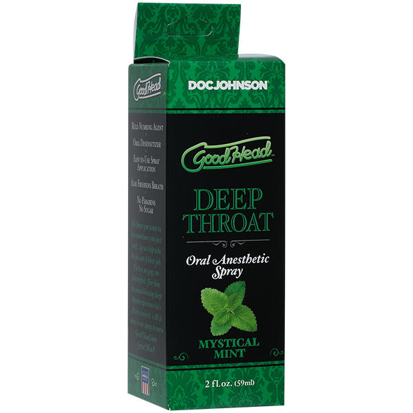Doc Johnson GoodHead Deep Throat Spray Mystical Mint 2oz (59ml)