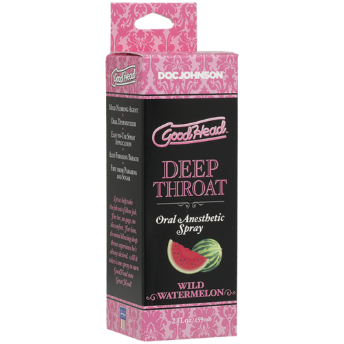 Doc Johnson GoodHead Deep Throat Spray Watermelon 2oz (59ml)