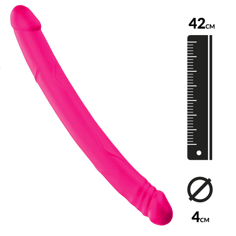 Dorcel Luxury REAL DOUBLE DO DONG Pink Realistic Silicone Double Ended Dildo