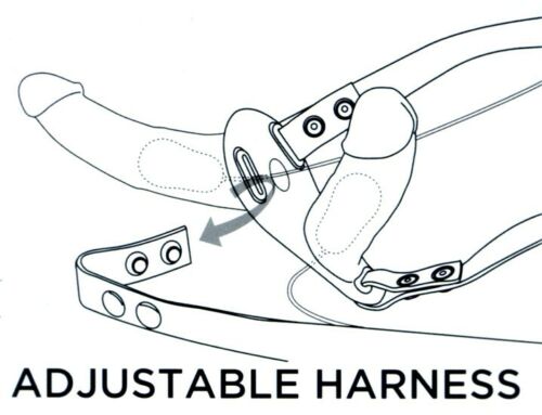 Excellent Power Double Thruster Silicone Vibrating Double Ended Dildo with Strap On Harness and Remote Control