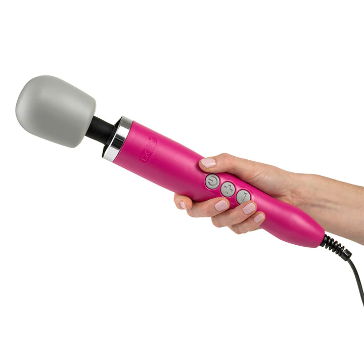 Doxy ORIGINAL MASSAGER Extra Powerful Massage Wand Mains Powered Vibrator Pink