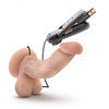 Dr Skin DR KEN Vibrating Realistic Cock with Suction Cup 6.5 inch Vanilla Dildo with Remote Control