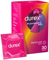 Durex PLEASURE ME Dotted and Ribbed for Extra Stimulation 30 Regular Fit Condoms