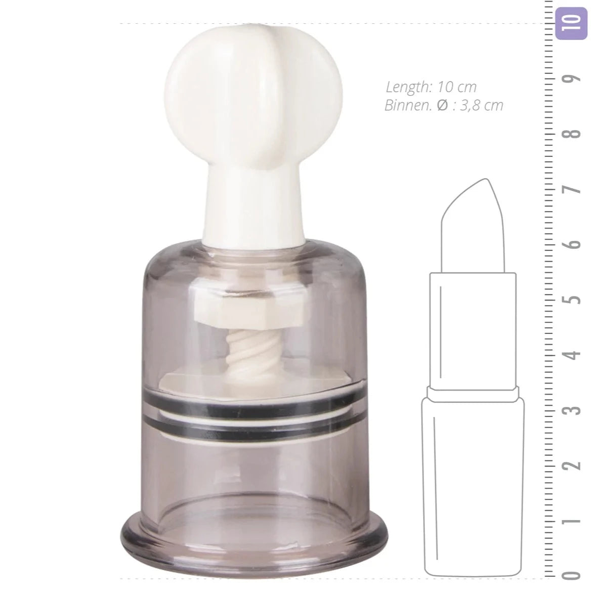 Easytoys Fetish Collection MAX TWIST SUCKERS 2 Powerful Max Nipple Twist Suckers