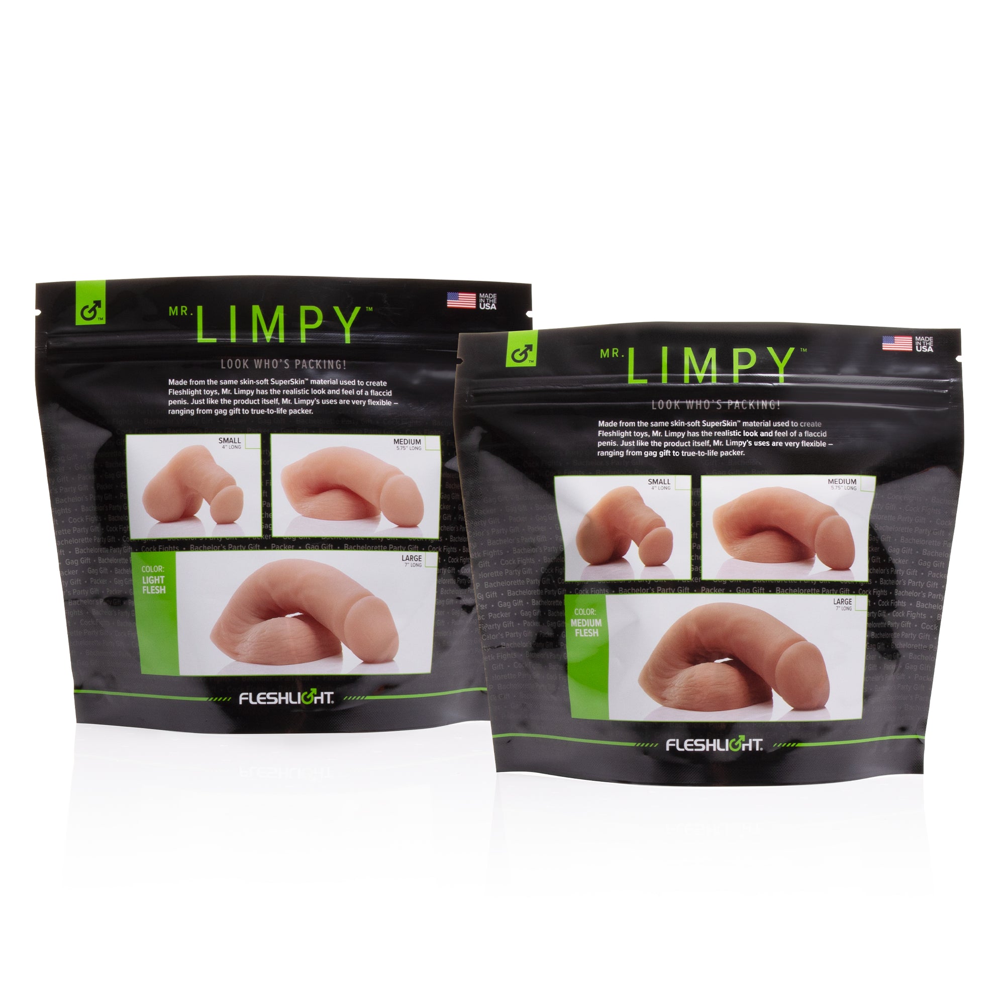 Fleshlight Mr Limpy Packer Soft Packing Realistic Cock Large Light Flesh