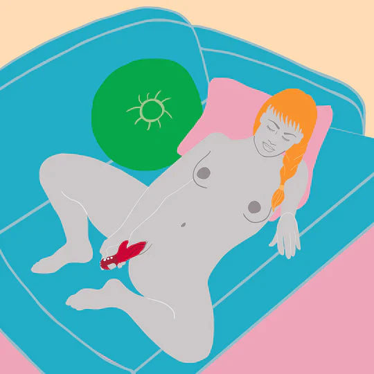 Fun Factory LADY BI Dual Action A-Spot Rabbit Vibrator and Anal Vibrator with 36 vibration Combos and with FREE Toybag