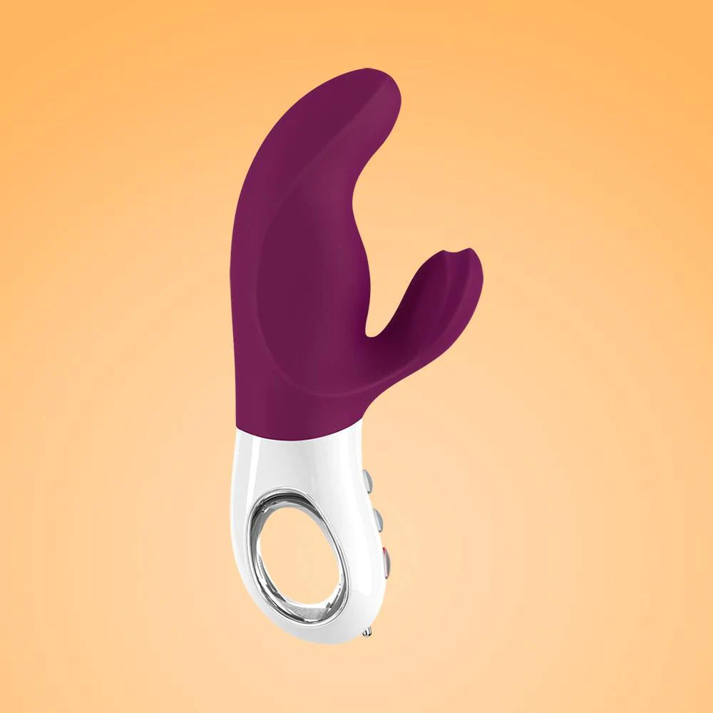Fun Factory MISS BI DUAL ACTION G-SPOT RABBIT VIBRATOR And PROSTATE VIBRATOR with 36 Vibration Combos includes FREE TOYBAG