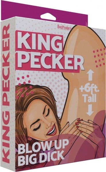Hott Products King Pecker Blow Up Inflatable Dick 6ft Tall