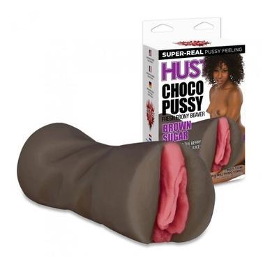 Hustler Choco Pussy Misty Stone Pocket Pussy Chocolate Brown Masturbator