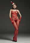Rimes Lingerie I'm Yours Fishnet Bodystocking with Open Crotch