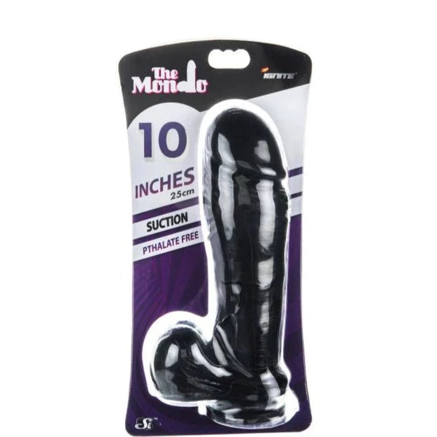 Ignite THE MONDO Thick Cock 10 inch with Balls and Suction Cup