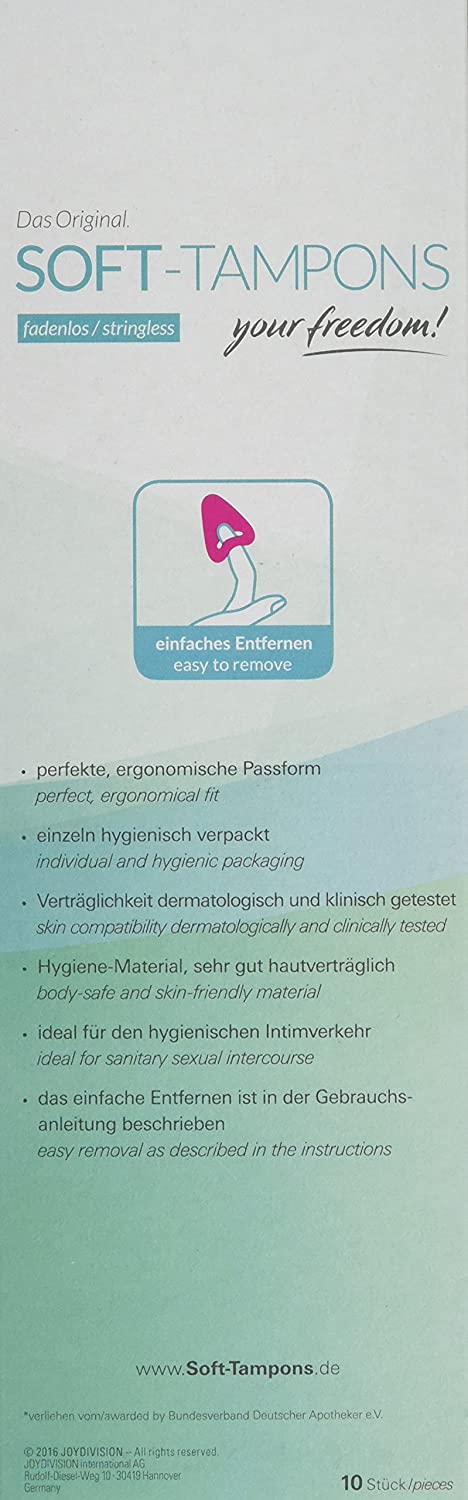 JOYDIVISION Soft tampons 10 Pack Stringless Soft Sponges