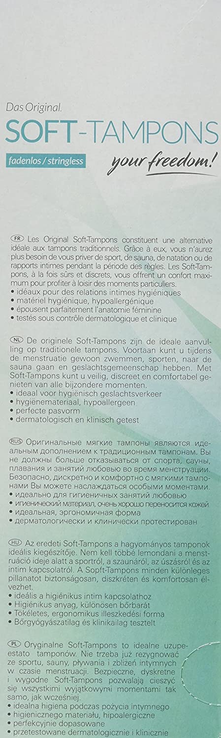 JOYDIVISION Soft tampons 10 Pack Stringless Soft Sponges